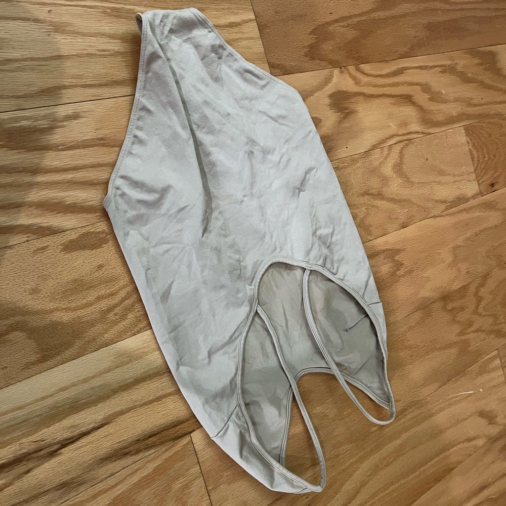 Nude Sleeveless Bodysuit